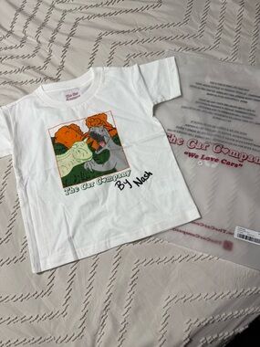 Kids' White Graphic Tee by Nash